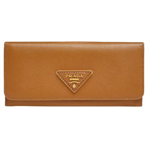 brown leather prada wallet|prada wallet outlet.